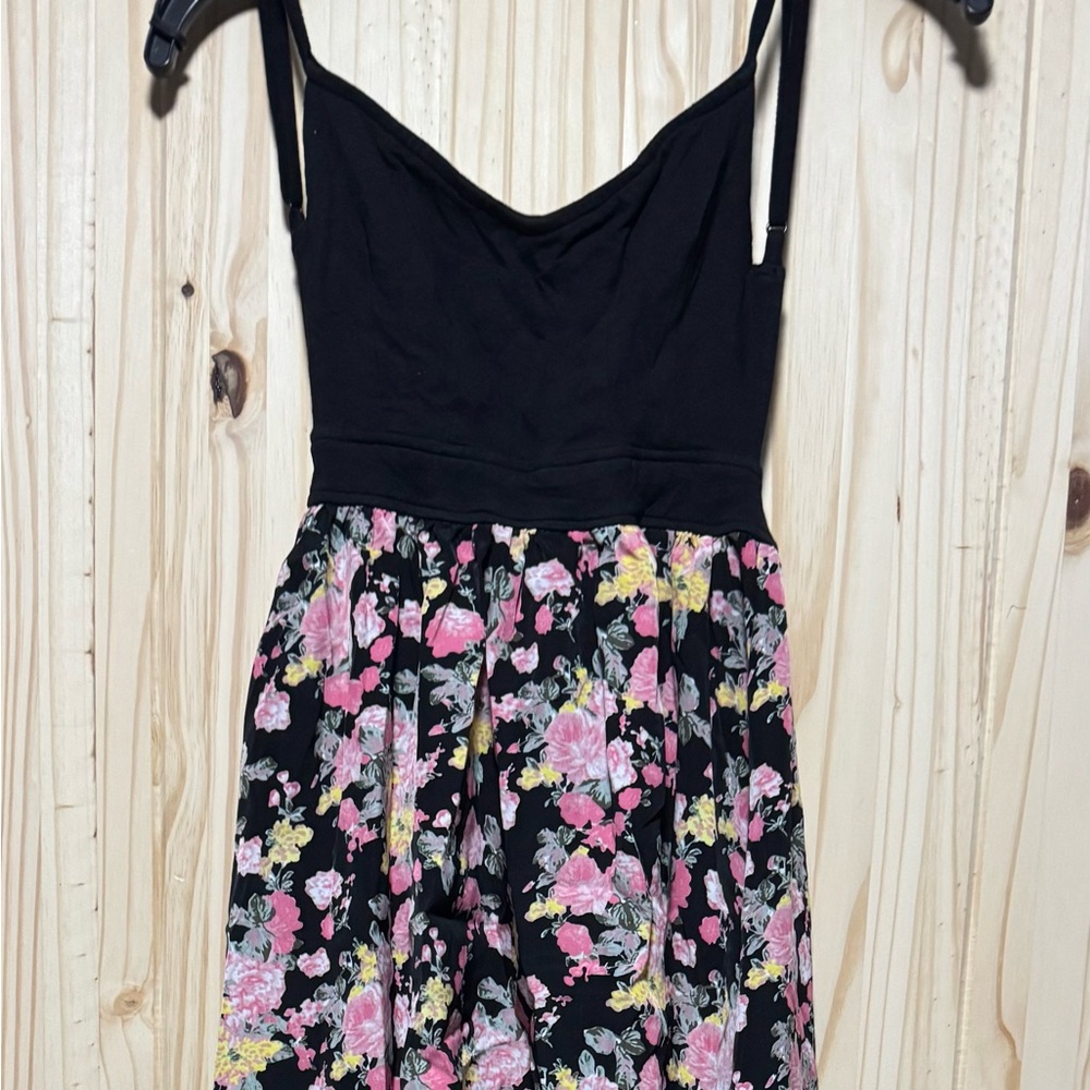 Women’s XS Y2K Wet Seal Floral Hi Low Sundress